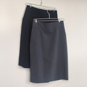 Lot of 2 Banana Republic Pencil Skirts